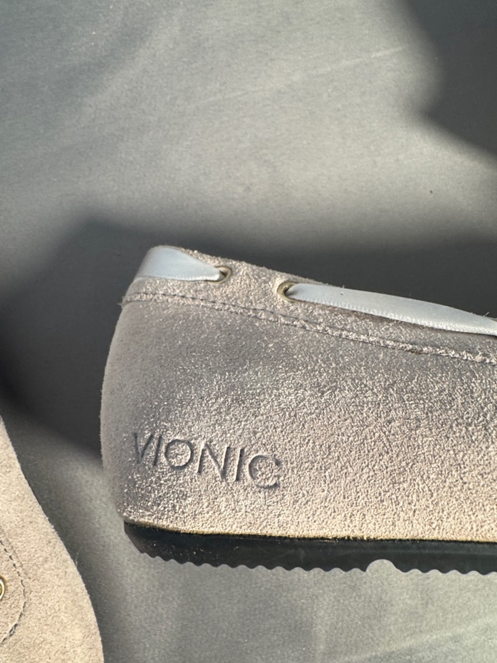 Women's Suede Bow Loafers in Light beige - Picture 10 of 10